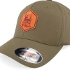 Flexfit-Vikings Bearded Viking Helmet Olive Flexfit Wooly Combed - Green