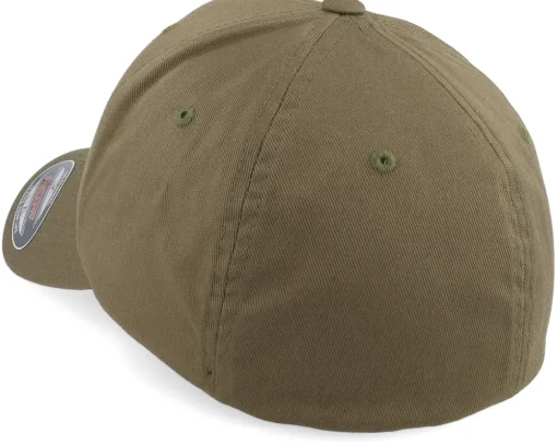 Flexfit-Vikings Bearded Viking Helmet Olive Flexfit Wooly Combed - Green