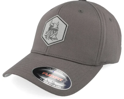 Flexfit-Vikings Bearded Viking Helmet Olive Flexfit Wooly Combed - Green