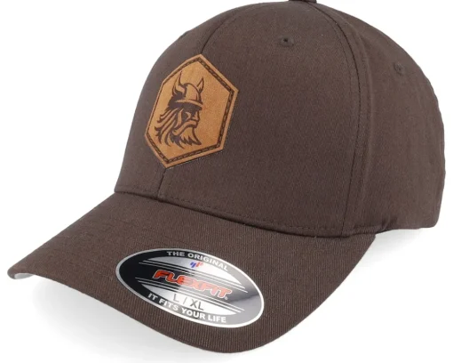 Flexfit-Vikings Bearded Viking Helmet Olive Flexfit Wooly Combed - Green