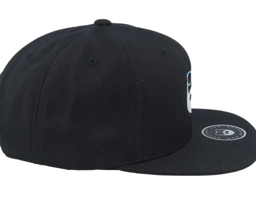 Snapback-Bearded Man Beardheart Black Snapback -