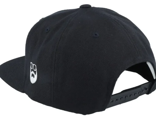 Snapback-Bearded Man Beards For Boobs Black Snapback -