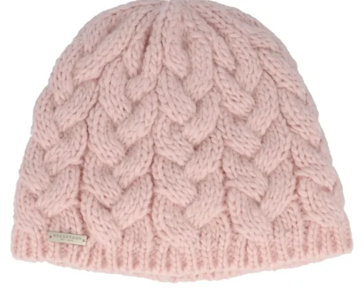 Online Seeberger Beautiful Cabl knit Beanie - Pink