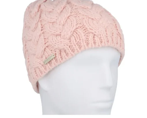 Online Seeberger Beautiful Cabl knit Beanie - Pink