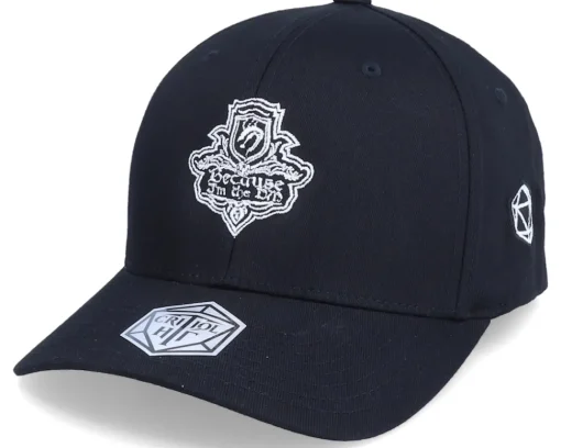Sale Critiql Hit Because Im Dm Emblem Black Flexfit -