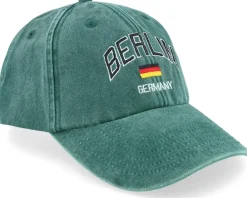 Dad Cap-Iconic Berlin Germany Washed Dad Cap - Green