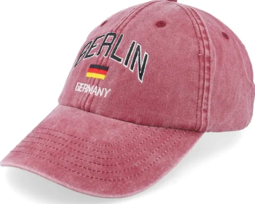 Dad Cap-Iconic Berlin Germany Washed Dad Cap - Green