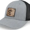 Trucker-Union Standard Supply Big Bass Walnut Wood Heather/Black-os - Grey