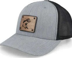 Trucker-Union Standard Supply Big Bass Walnut Wood Heather/Black-os - Grey