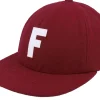 Snapback-Fox Big F Wool Rust Strapback -