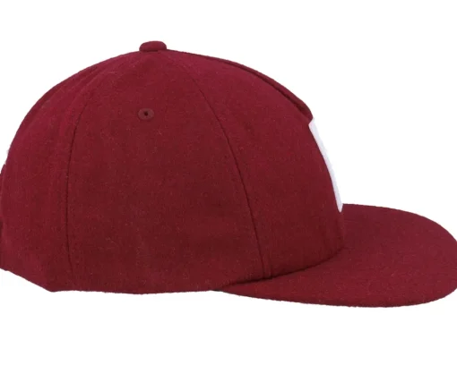 Snapback-Fox Big F Wool Rust Strapback -