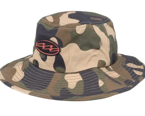 Buckets-Billabong Big John Print Olive Camo Bucket -
