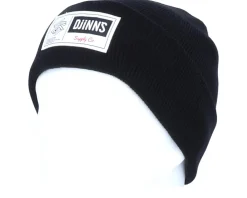 Cuff Beanies-Djinns Big Label Black Cuff -