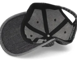 Discount Skillfish Big Pike 382 Snow Washed Black Denim Dad Cap -