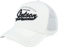 Trucker-Stetson Big Size American Heritage Classic Off White A-Frame Trucker -