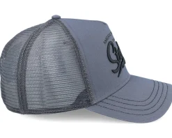 Trucker-Stetson Big Size American Heritage Classic Charcoal A-Frame Trucker -
