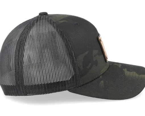 Trucker-Union Standard Supply Bighorn Skull Cherrywood Black Multicam/Black Trucker -