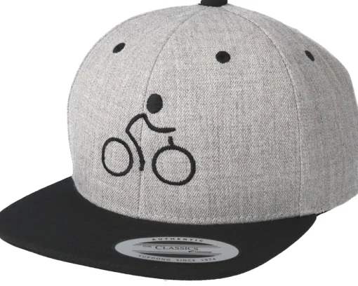 Snapback-Bike Souls Bike Man Heather Grey/Black Snapback -