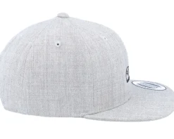 Snapback | Kids-Kiddo Cap Bindle Shoe House Heather Grey Snapback -
