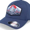 Fashion Wild Spirit Bird & Mountains Patch Navy Flexfit -
