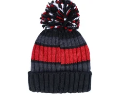 Discount Beechfield Black Cherry Hygge Striped Pom -