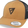 Trucker-Padelville Black 3D Insignia Caramel/Black Trucker -
