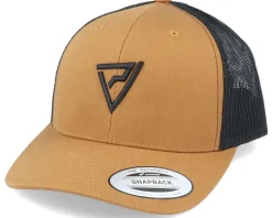 Trucker-Padelville Black 3D Insignia Caramel/Black Trucker -