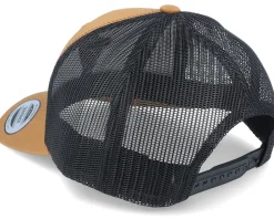 Trucker-Padelville Black 3D Insignia Caramel/Black Trucker -
