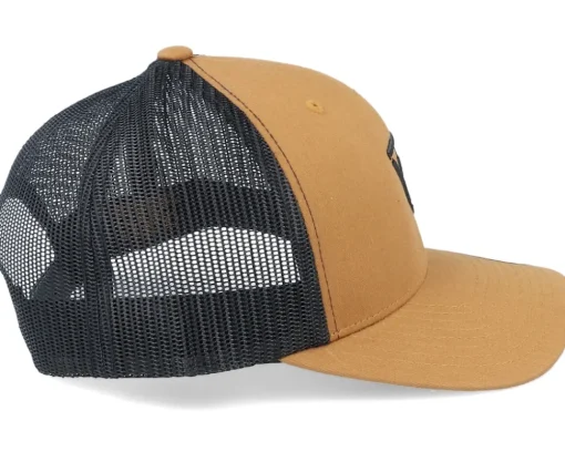 Trucker-Padelville Black 3D Insignia Caramel/Black Trucker -