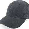 Blanks-Richardson 380 Garment Washed/Dyed Chino Dad Cap - Black