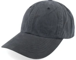 Blanks-Richardson 380 Garment Washed/Dyed Chino Dad Cap - Black