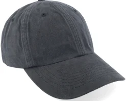 Blanks-Richardson 380 Garment Washed/Dyed Chino Dad Cap - Black