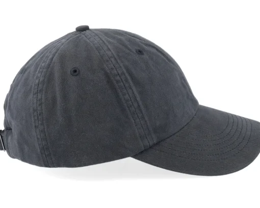 Blanks-Richardson 380 Garment Washed/Dyed Chino Dad Cap - Black