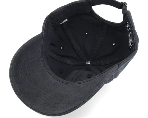 Blanks-Richardson 380 Garment Washed/Dyed Chino Dad Cap - Black
