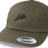 Dad Cap-Sneakers Black Logo Olive Dad Cap Adjustable -