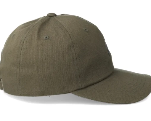 Dad Cap-Sneakers Black Logo Olive Dad Cap Adjustable -