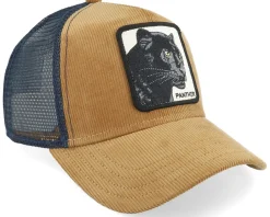 Trucker-Goorin Bros. Black Panther Panthuroy Cord Whisky Trucker - Beige
