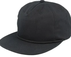 Blanks-Equip Black Rope 5-panel Snapback -