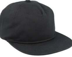Blanks-Equip Black Rope 5-panel Snapback -
