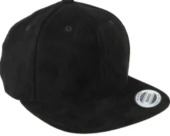 Snapback-Yupoong Suede Snapback - Black