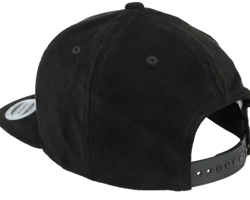Snapback-Yupoong Suede Snapback - Black