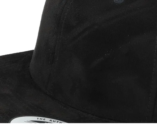 Snapback-Yupoong Suede Snapback - Black