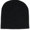 Traditional Beanies | Blank Beanies-Beechfield Traditional Blank Beanie - Black