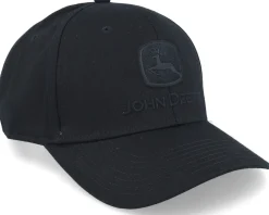 Adjustable-John Deere Blackout Full Twill Black Adjustable -