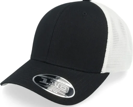Trucker-Flexfit Black/White Mesh 2-tone 110 Trucker -