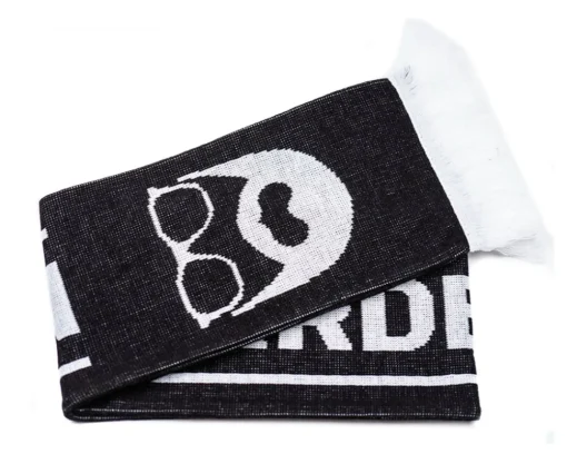 Discount Bearded Man Black/White Scarf -
