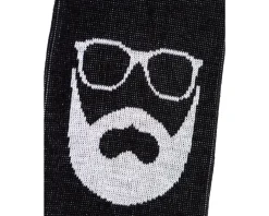 Discount Bearded Man Black/White Scarf -