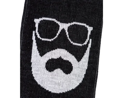 Discount Bearded Man Black/White Scarf -