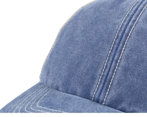 Blanks-Beechfield Blank Denim/Stone Vintage Washed Trucker - Blue