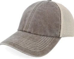 Blanks-Beechfield Blank Denim/Stone Vintage Washed Trucker - Blue